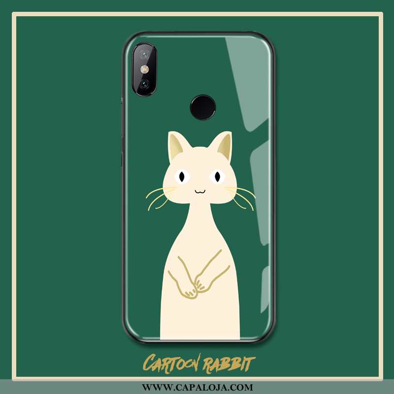 Capa Xiaomi Mi 8 Desenho Animado Telemóvel Novas Verde, Capas Xiaomi Mi 8 Fofas Baratos