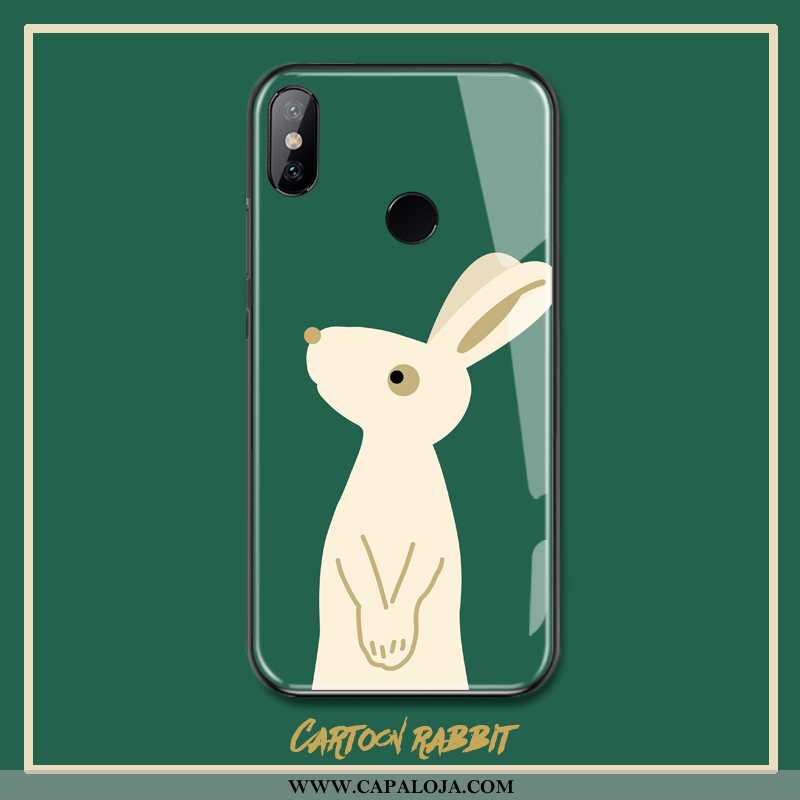 Capa Xiaomi Mi 8 Desenho Animado Telemóvel Novas Verde, Capas Xiaomi Mi 8 Fofas Baratos