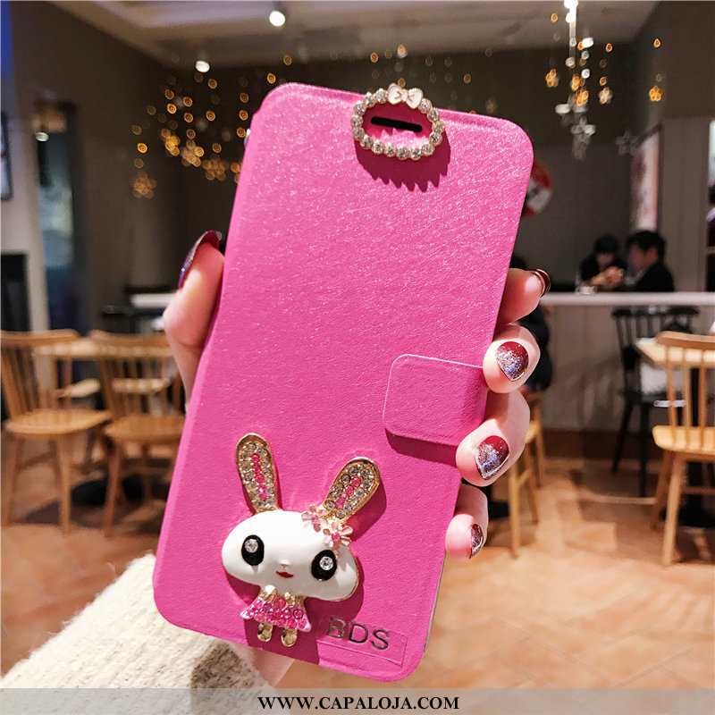 Capa Xiaomi Mi 8 Lite Criativas Antiqueda Moda Cases Rosa, Capas Xiaomi Mi 8 Lite Couro Comprar