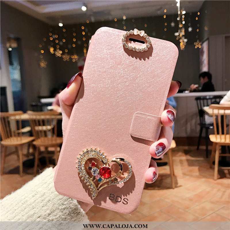 Capa Xiaomi Mi 8 Lite Criativas Antiqueda Moda Cases Rosa, Capas Xiaomi Mi 8 Lite Couro Comprar