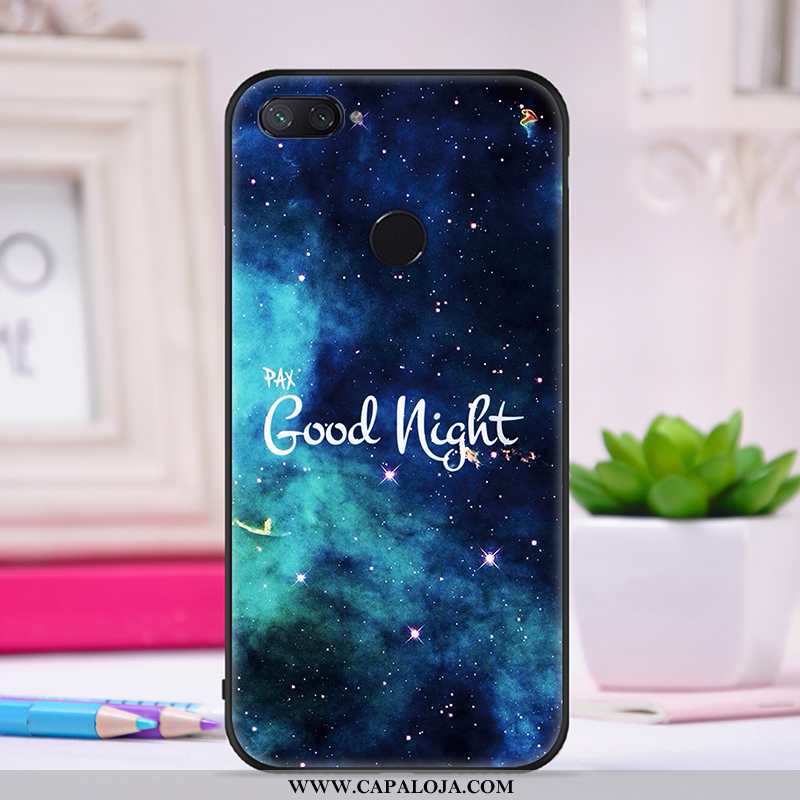 Capa Xiaomi Mi 8 Lite Criativas Primavera Pequena Feminino Roxo, Capas Xiaomi Mi 8 Lite Bonitos Prom