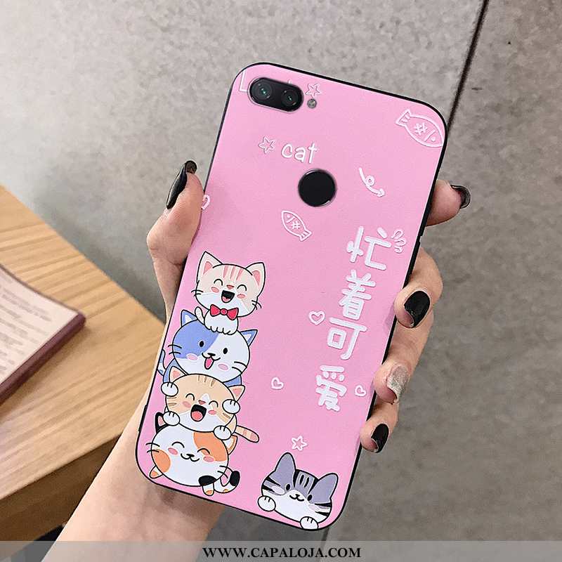 Capa Xiaomi Mi 8 Lite Criativas Slim Personalizado Completa Roxo, Capas Xiaomi Mi 8 Lite Fofas Venda