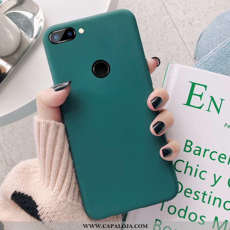 Capa Xiaomi Mi 8 Lite Fosco Telinha Novas Feminino Verde, Capas Xiaomi Mi 8 Lite Soft Barato