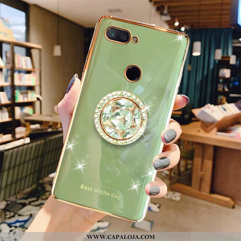 Capa Xiaomi Mi 8 Lite Luxo Verde Cases Protetoras Azul Turquesa, Capas Xiaomi Mi 8 Lite Slim Baratas