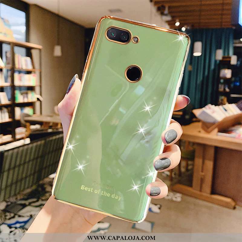 Capa Xiaomi Mi 8 Lite Luxo Verde Cases Protetoras Azul Turquesa, Capas Xiaomi Mi 8 Lite Slim Baratas