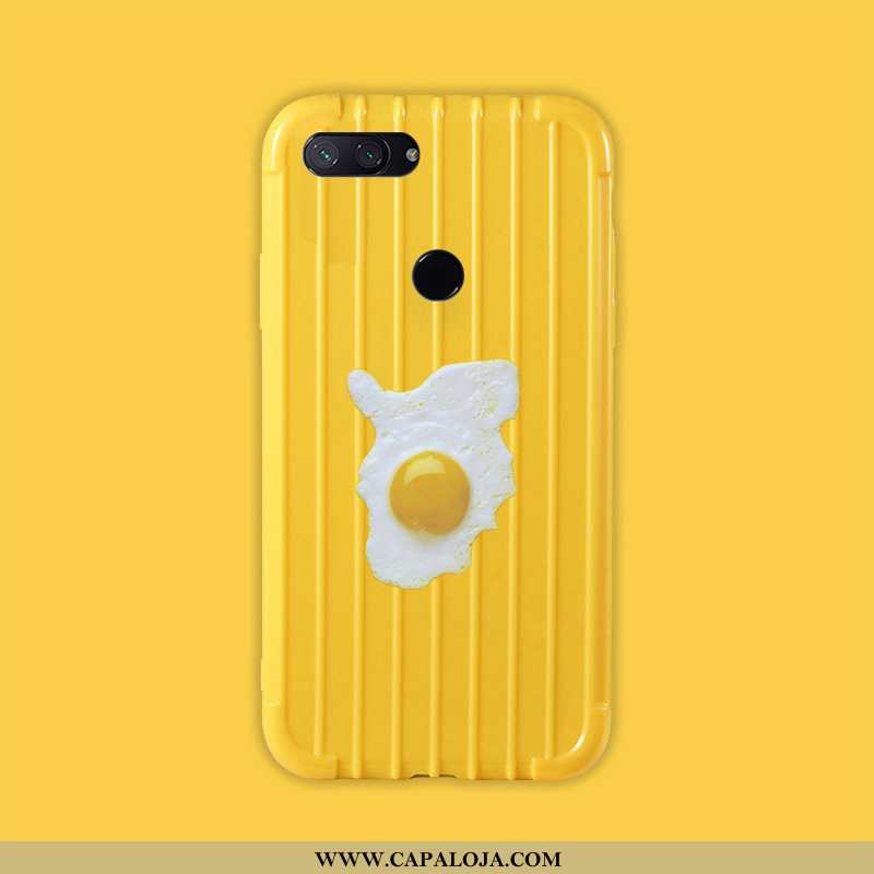 Capa Xiaomi Mi 8 Lite Personalizado Masculino Protetoras Completa Amarelo, Capas Xiaomi Mi 8 Lite Sl