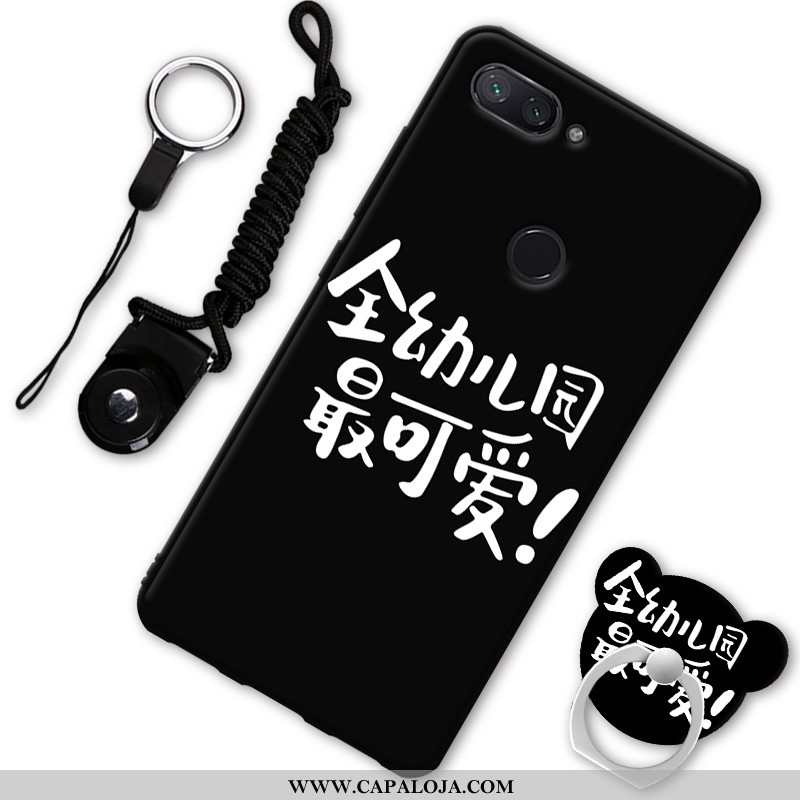 Capa Xiaomi Mi 8 Lite Protetoras Capas Masculino Feminino Preto, Xiaomi Mi 8 Lite Soft Venda