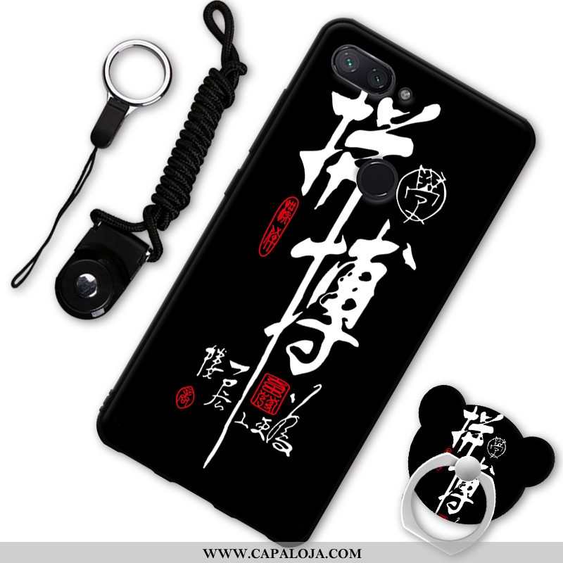 Capa Xiaomi Mi 8 Lite Protetoras Capas Masculino Feminino Preto, Xiaomi Mi 8 Lite Soft Venda