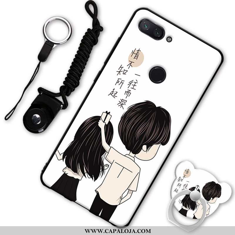 Capa Xiaomi Mi 8 Lite Protetoras Capas Masculino Feminino Preto, Xiaomi Mi 8 Lite Soft Venda