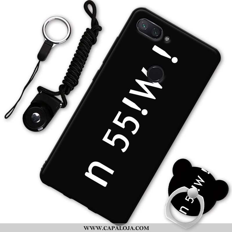 Capa Xiaomi Mi 8 Lite Protetoras Capas Masculino Feminino Preto, Xiaomi Mi 8 Lite Soft Venda