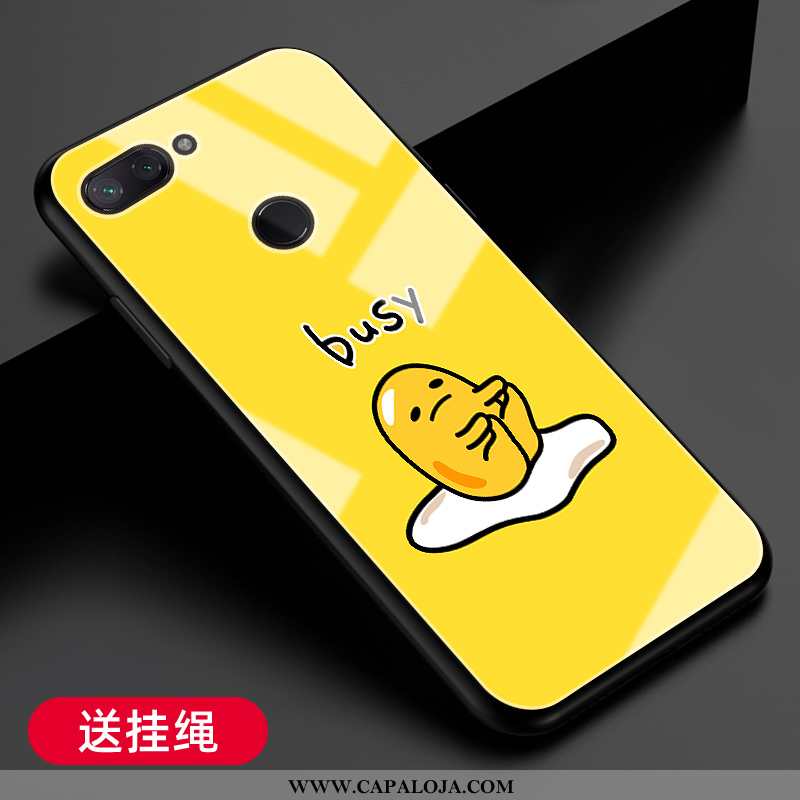 Capa Xiaomi Mi 8 Lite Protetoras Completa Feminino Capas Amarelo, Xiaomi Mi 8 Lite Silicone Barato