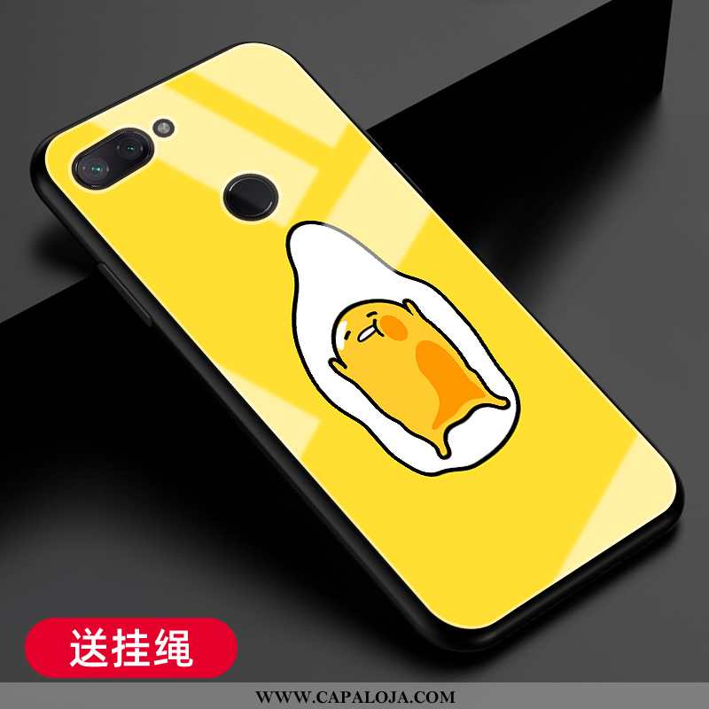 Capa Xiaomi Mi 8 Lite Protetoras Completa Feminino Capas Amarelo, Xiaomi Mi 8 Lite Silicone Barato