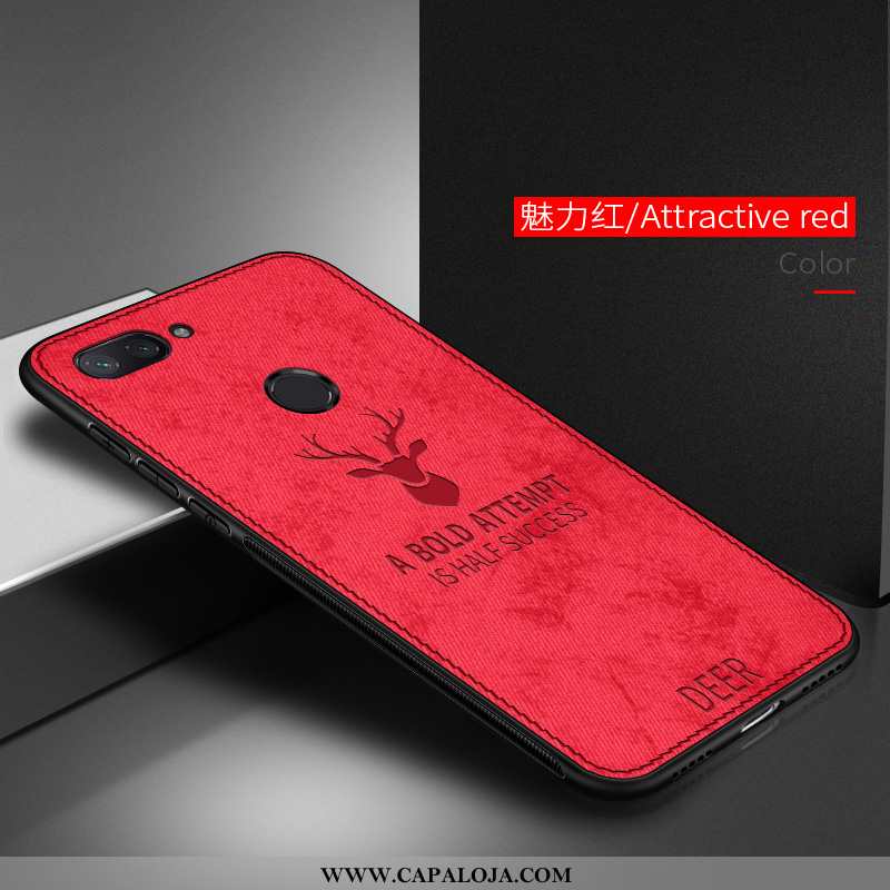 Capa Xiaomi Mi 8 Lite Protetoras Slim Primavera Capas Vermelho, Xiaomi Mi 8 Lite Silicone Promoção