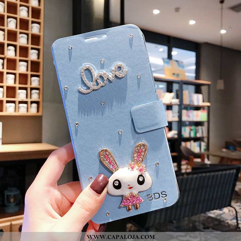 Capa Xiaomi Mi 8 Lite Tendencia Desenho Animado Telemóvel Telinha Azul, Capas Xiaomi Mi 8 Lite Prote