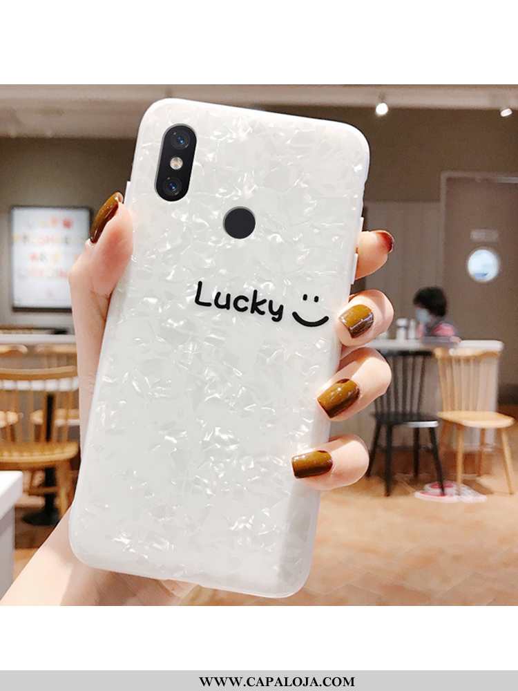 Capa Xiaomi Mi 8 Personalizado Fofas Antiqueda Soft Branco, Capas Xiaomi Mi 8 Criativas Baratos