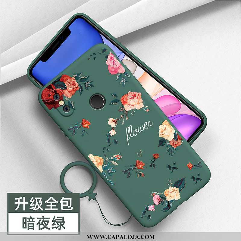 Capa Xiaomi Mi 8 Personalizado Silicone Telemóvel Tendencia Verde, Capas Xiaomi Mi 8 Criativas Promo