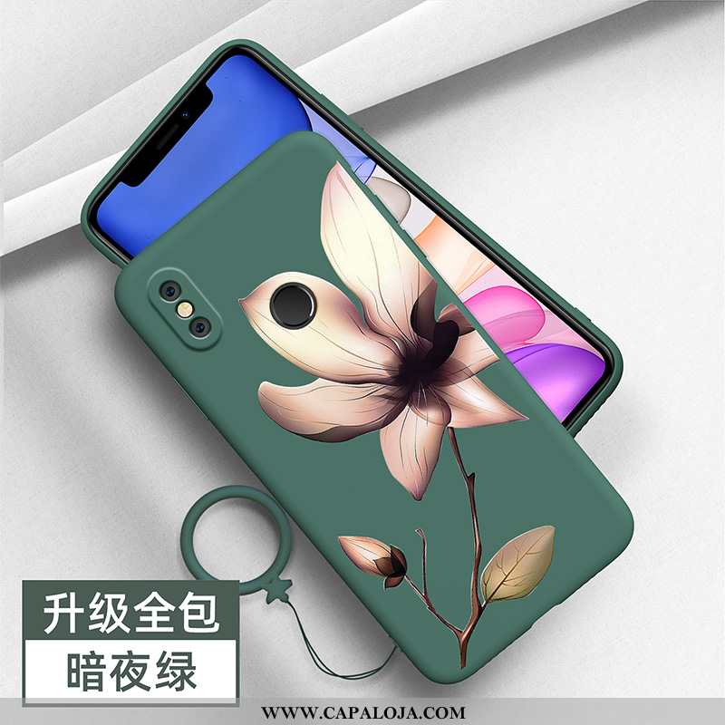 Capa Xiaomi Mi 8 Personalizado Silicone Telemóvel Tendencia Verde, Capas Xiaomi Mi 8 Criativas Promo