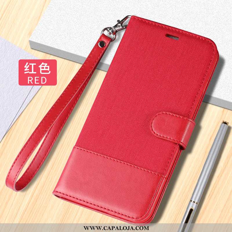 Capa Xiaomi Mi 8 Pro Couro Preto Suporte Antiqueda, Capas Xiaomi Mi 8 Pro Feminino Baratas