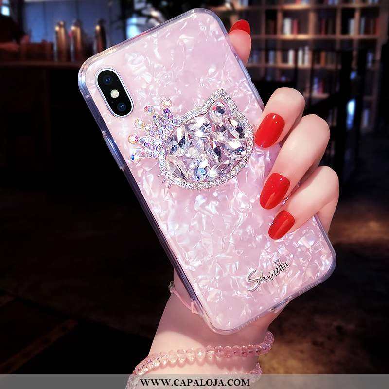 Capa Xiaomi Mi 8 Pro Cristais Strass Rosa Gato, Capas Xiaomi Mi 8 Pro Cordao Online