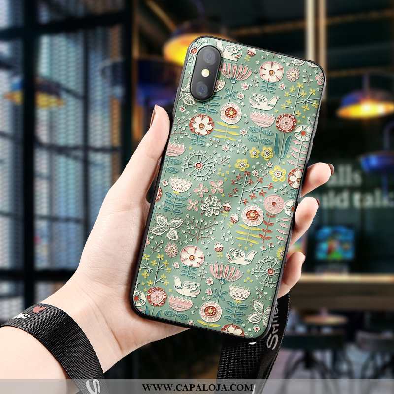 Capa Xiaomi Mi 8 Pro Fosco Capas Masculino Soft Verde, Xiaomi Mi 8 Pro Personalizada Promoção