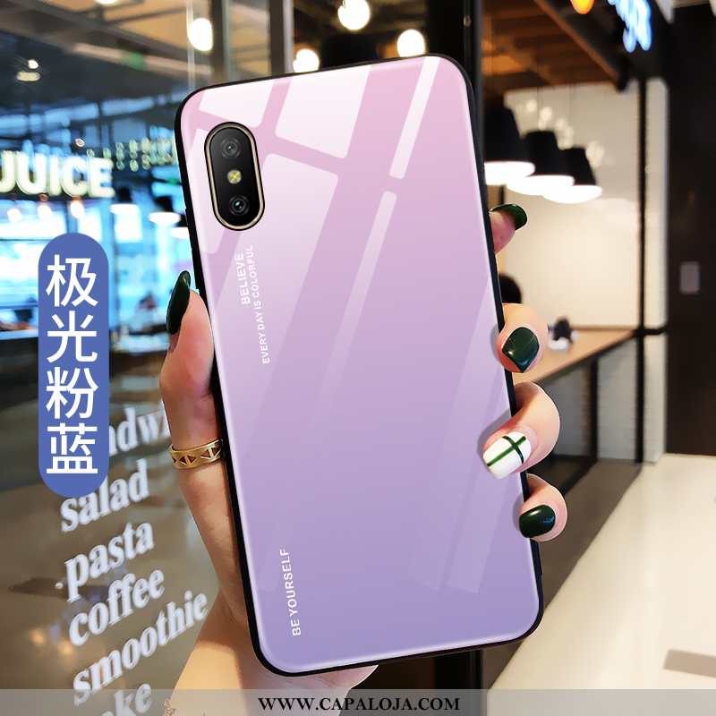 Capa Xiaomi Mi 8 Pro Silicone Tela Discovery Antiqueda Rosa, Capas Xiaomi Mi 8 Pro Vidro Promoção