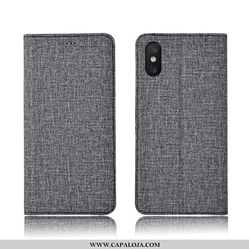 Capa Xiaomi Mi 8 Pro Soft Dourada Linho Discovery Dourado, Capas Xiaomi Mi 8 Pro Protetoras Comprar