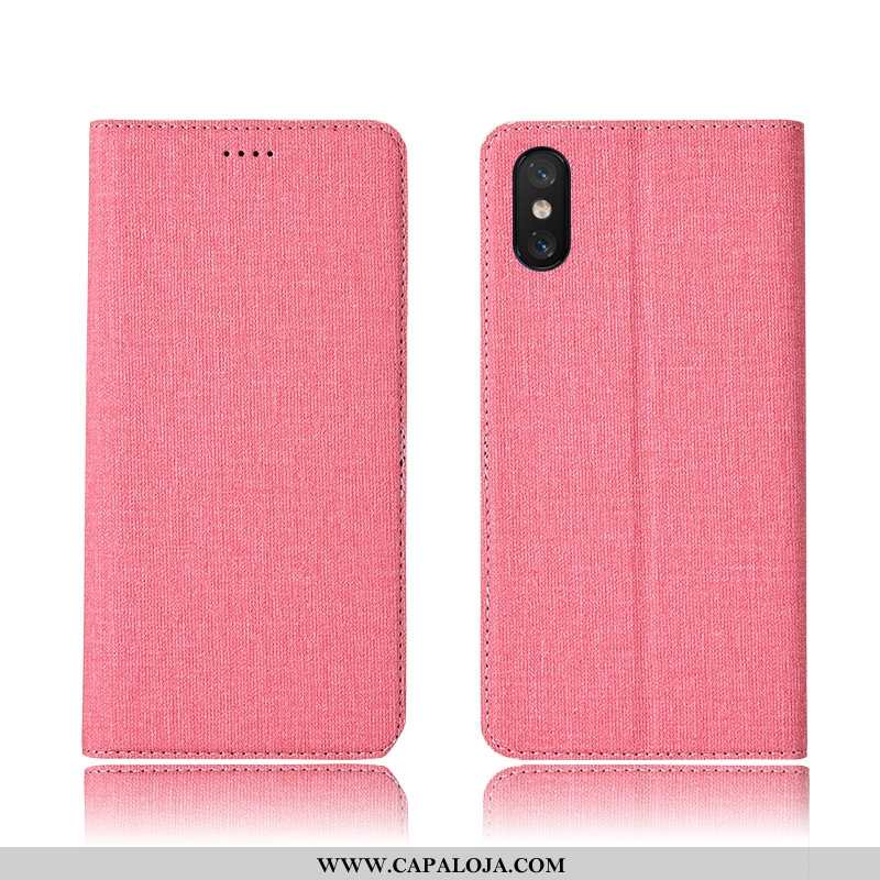 Capa Xiaomi Mi 8 Pro Soft Dourada Linho Discovery Dourado, Capas Xiaomi Mi 8 Pro Protetoras Comprar