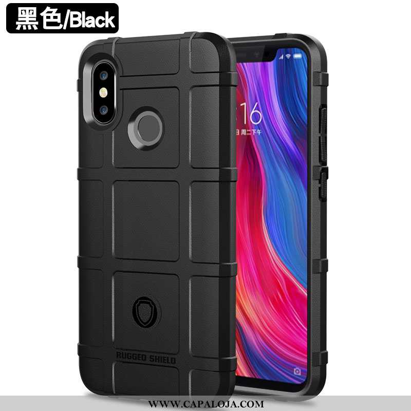 Capa Xiaomi Mi 8 Protetoras Tampa Soft Capas Castanho, Xiaomi Mi 8 Silicone Baratas