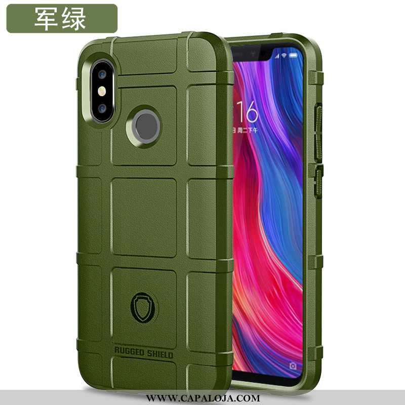 Capa Xiaomi Mi 8 Protetoras Tampa Soft Capas Castanho, Xiaomi Mi 8 Silicone Baratas