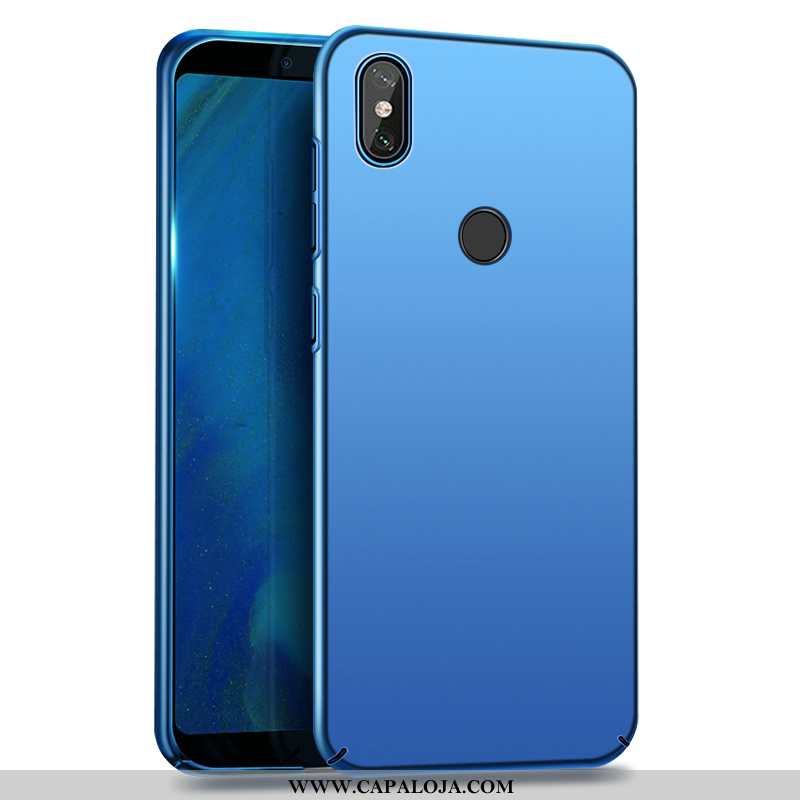 Capa Xiaomi Mi 8 Slim Cases Primavera Fosco Azul, Capas Xiaomi Mi 8 Super Promoção