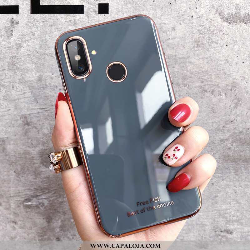 Capa Xiaomi Mi 8 Soft Vermelha Feminino Verde, Capas Xiaomi Mi 8 Protetoras Baratas