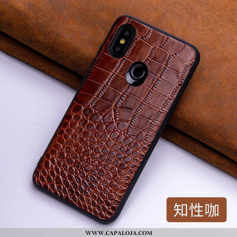 Capa Xiaomi Mi 8 Tendencia Personalizado Resistente Masculino Castanho, Capas Xiaomi Mi 8 Protetoras