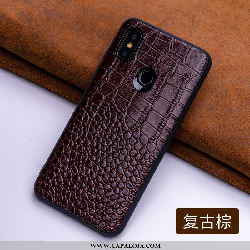 Capa Xiaomi Mi 8 Tendencia Personalizado Resistente Masculino Castanho, Capas Xiaomi Mi 8 Protetoras