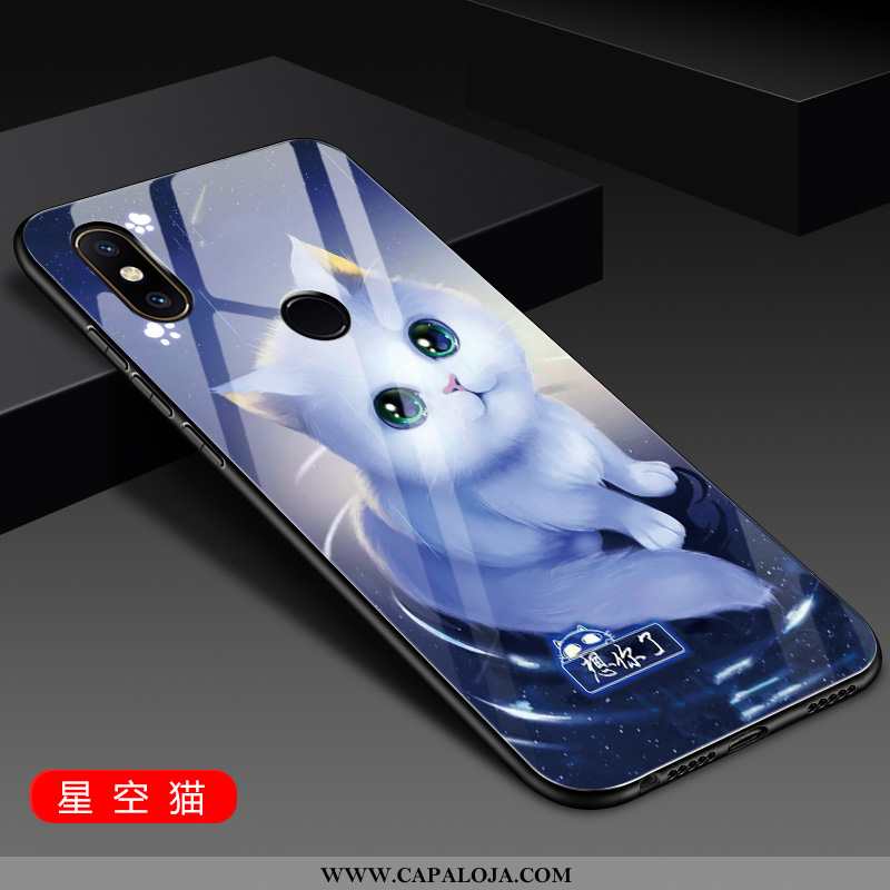 Capa Xiaomi Mi 8 Vidro Masculino Capas Cases Azul, Xiaomi Mi 8 Cordao Venda