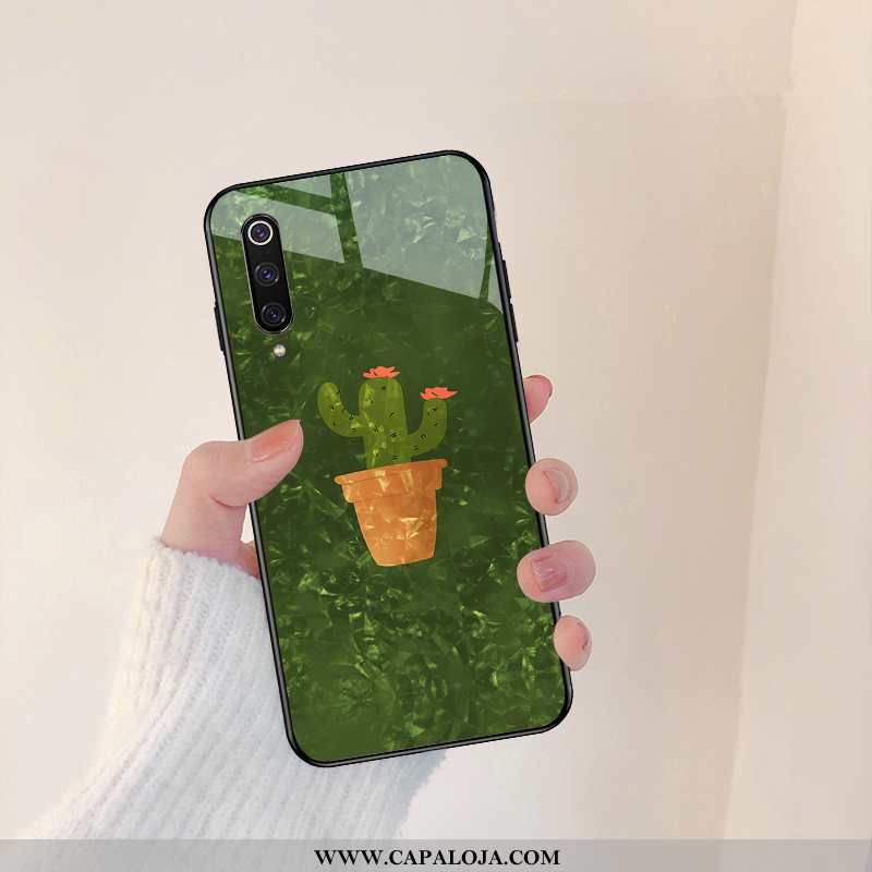 Capa Xiaomi Mi 9 Fofas Vidro Capas Personalizado Verde, Xiaomi Mi 9 Slim Comprar