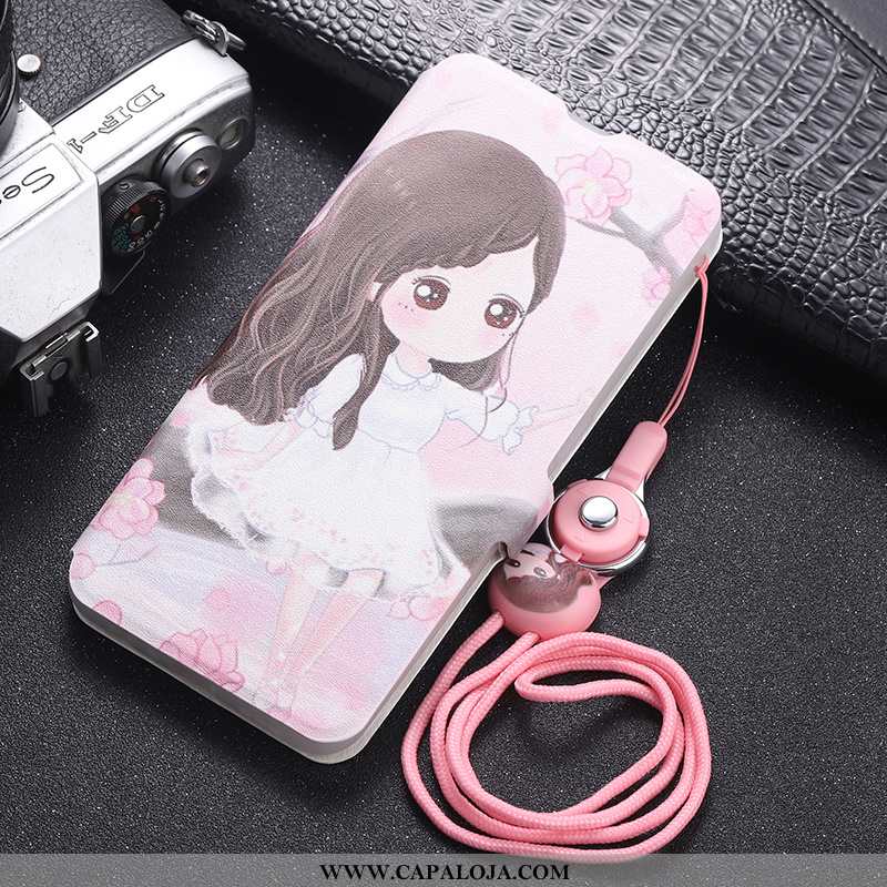 Capa Xiaomi Mi 9 Lite Couro Telemóvel Pequena Cases Rosa, Capas Xiaomi Mi 9 Lite Soft Comprar