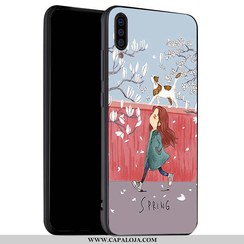 Capa Xiaomi Mi 9 Lite Personalizado Desenho Animado Antiqueda Vermelha Preto, Capas Xiaomi Mi 9 Lite