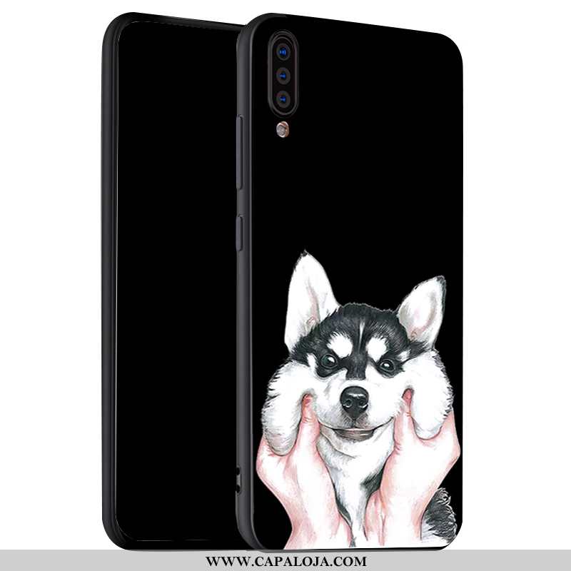 Capa Xiaomi Mi 9 Lite Personalizado Desenho Animado Antiqueda Vermelha Preto, Capas Xiaomi Mi 9 Lite