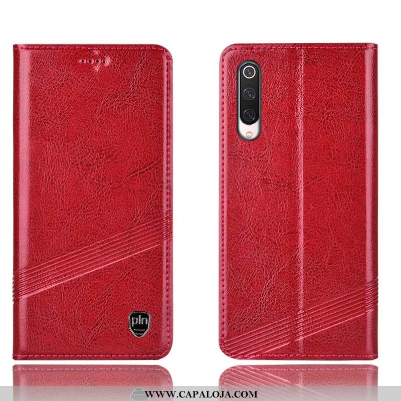 Capa Xiaomi Mi 9 Lite Protetoras Completa Antiqueda Telemóvel Preto, Capas Xiaomi Mi 9 Lite Couro Le