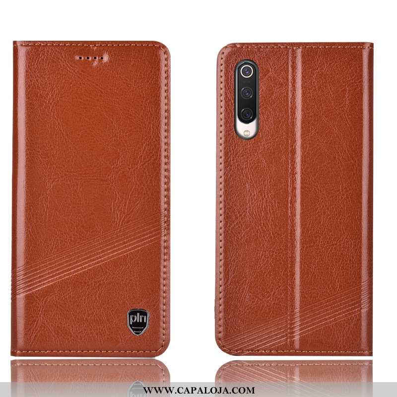 Capa Xiaomi Mi 9 Lite Protetoras Completa Antiqueda Telemóvel Preto, Capas Xiaomi Mi 9 Lite Couro Le