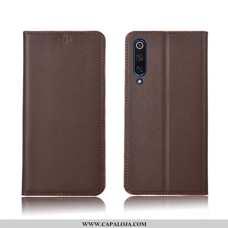 Capa Xiaomi Mi 9 Lite Soft Telemóvel Cover Cases Castanho, Capas Xiaomi Mi 9 Lite Protetoras Baratos