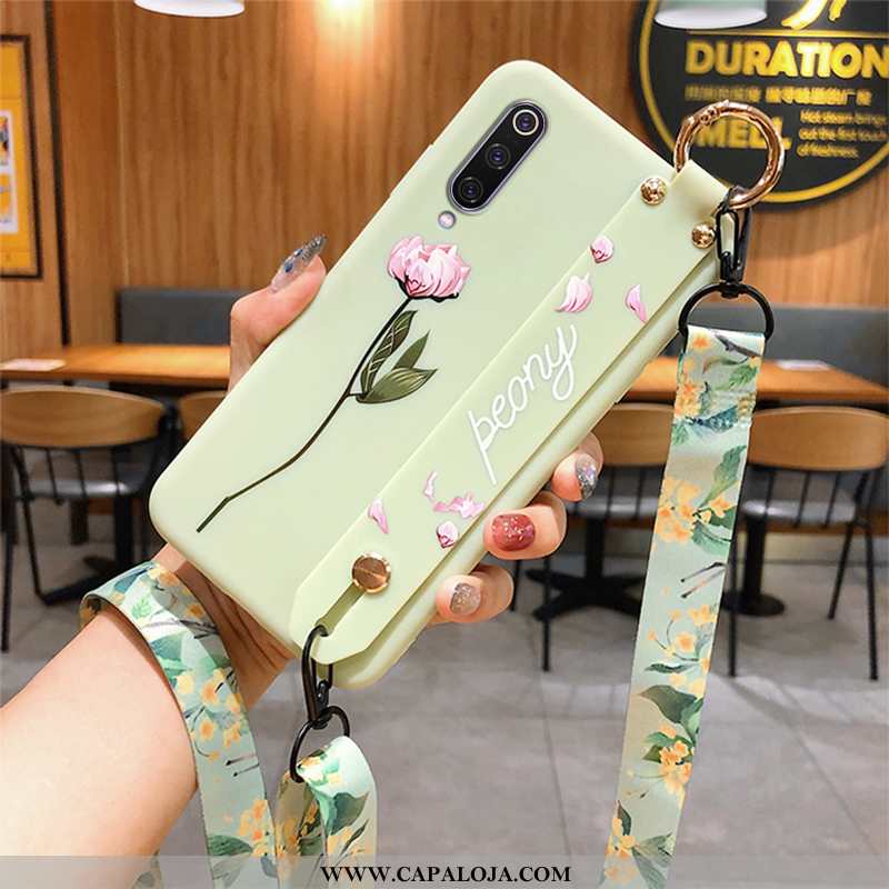 Capa Xiaomi Mi 9 Se Cordao Verao Folha Verde, Capas Xiaomi Mi 9 Se Criativas Barato