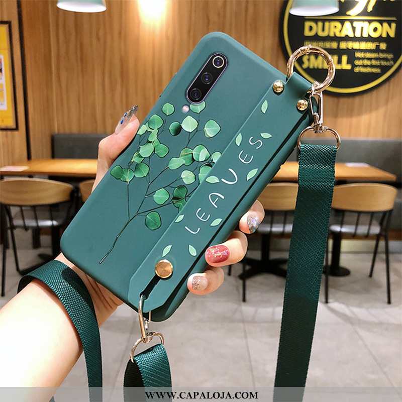 Capa Xiaomi Mi 9 Se Cordao Verao Folha Verde, Capas Xiaomi Mi 9 Se Criativas Barato