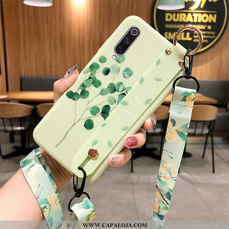 Capa Xiaomi Mi 9 Se Cordao Verao Folha Verde, Capas Xiaomi Mi 9 Se Criativas Barato