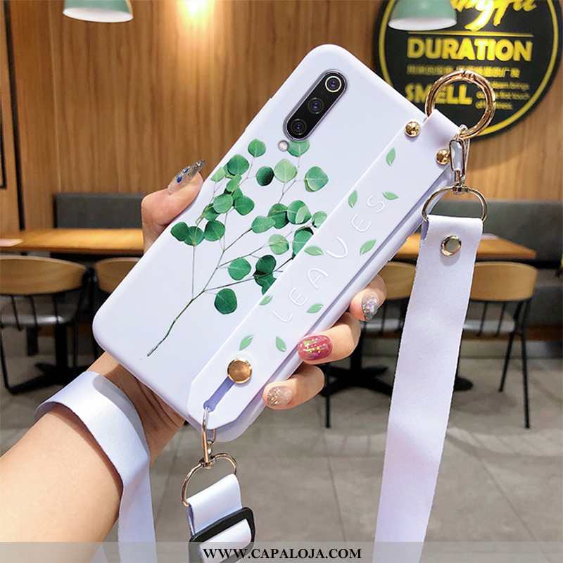 Capa Xiaomi Mi 9 Se Cordao Verao Folha Verde, Capas Xiaomi Mi 9 Se Criativas Barato