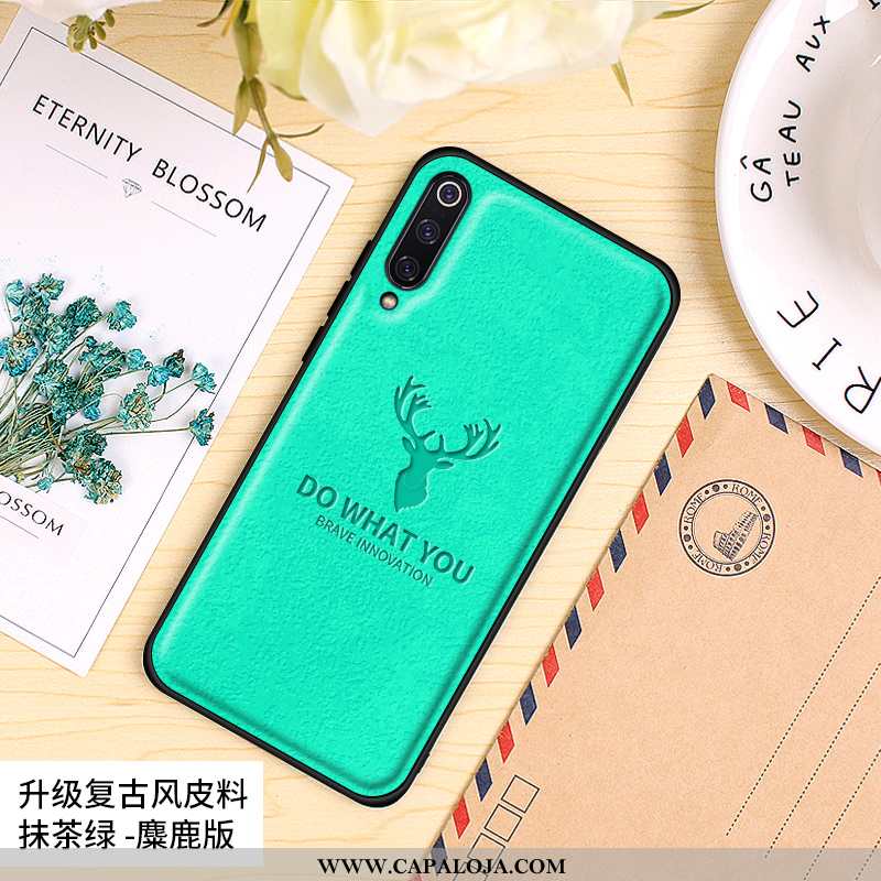 Capa Xiaomi Mi 9 Se Criativas Personalizada Telemóvel Couro Castanho, Capas Xiaomi Mi 9 Se Vintage V