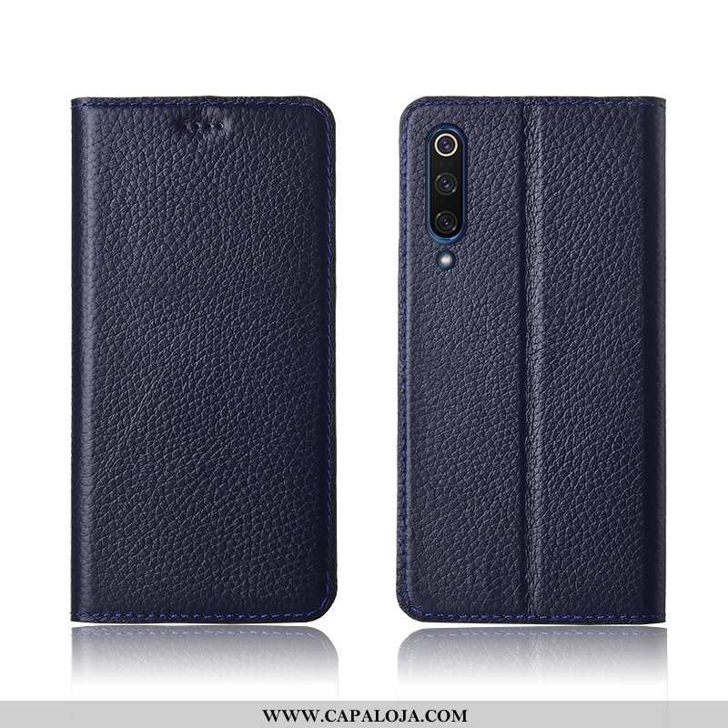 Capa Xiaomi Mi 9 Se Silicone Telemóvel Masculino Capas Castanho, Xiaomi Mi 9 Se Couro Genuíno Barato