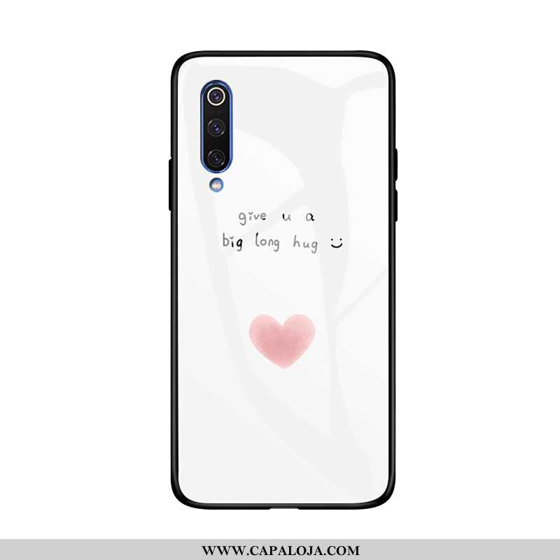 Capa Xiaomi Mi 9 Se Tendencia Coração Criativas Pequena Branco, Capas Xiaomi Mi 9 Se Soft Barato