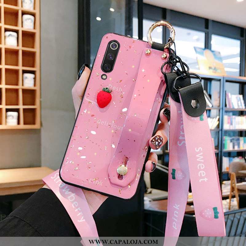 Capa Xiaomi Mi 9 Se Tendencia Novas Malha Cases Rosa, Capas Xiaomi Mi 9 Se Soft Venda