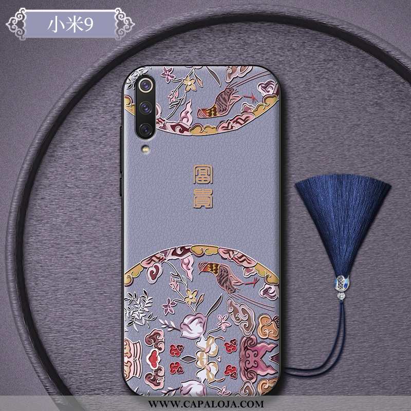 Capa Xiaomi Mi 9 Tendencia Cases Protetoras Telemóvel Cinza, Capas Xiaomi Mi 9 Super Baratos